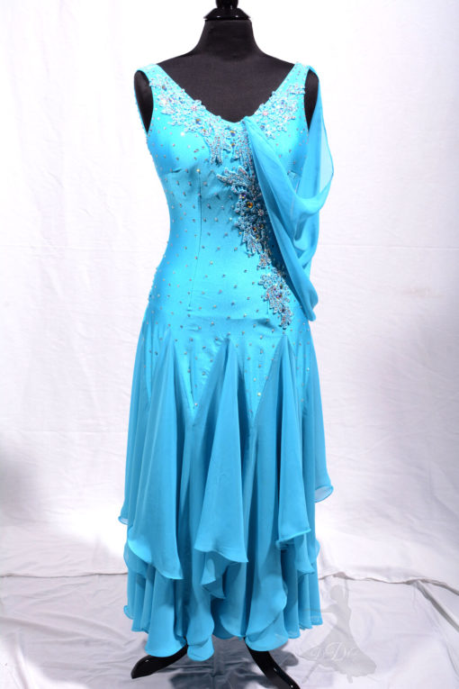 Turquoise Delight Smooth Dress