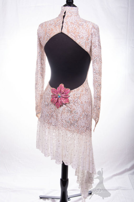 Ivory Lace Convertible Ballroom Dress