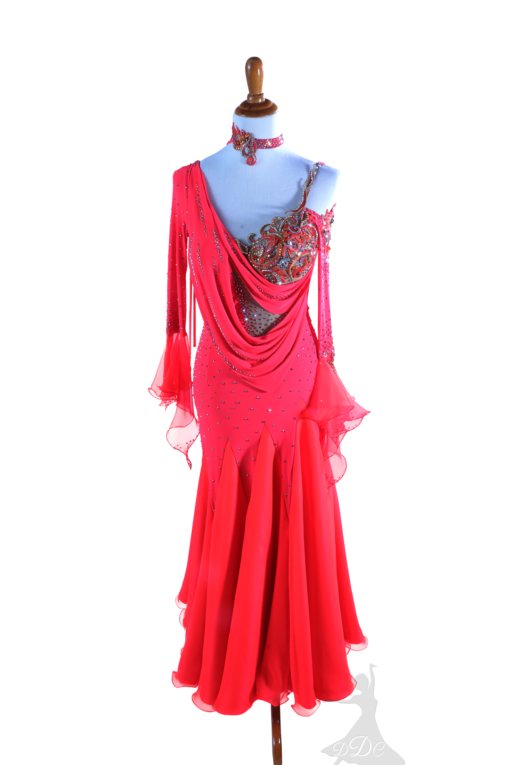 Hibiscus Rosa Smooth Dress