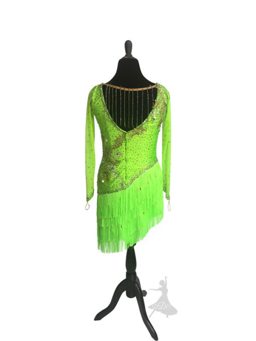 Lime Sherbert Rhythm Latin Dress
