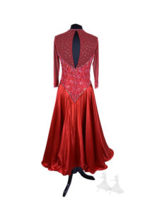 Ruby Stain Smooth Dress